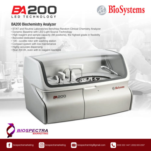 BIOSYSTEMS BA200 Biochemistry Analyzer