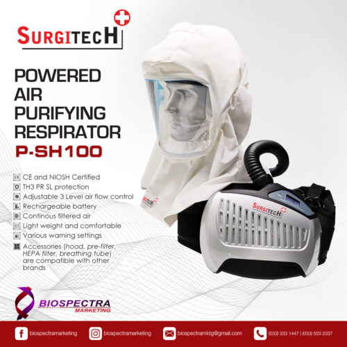 SURGITECH Powered Air Purifying Respirator <br><b>P-SH100</b>