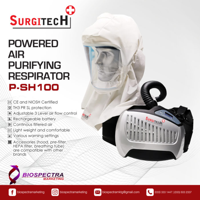 SURGITECH Powered Air Purifying Respirator <br><b>P-SH100</b>