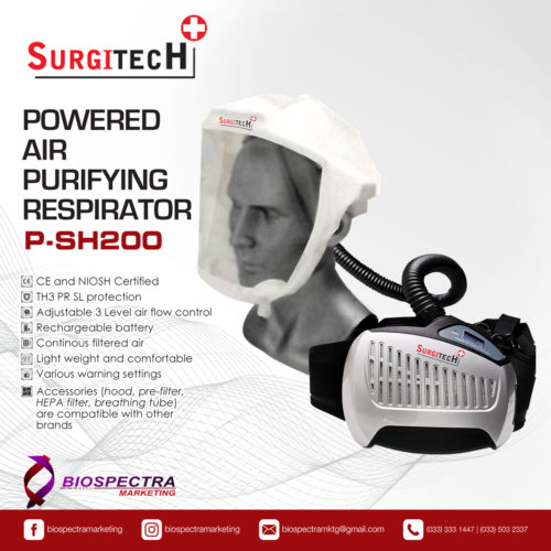 SURGITECH Powered Air Purifying Respirator <br><b>P-SH200</b>
