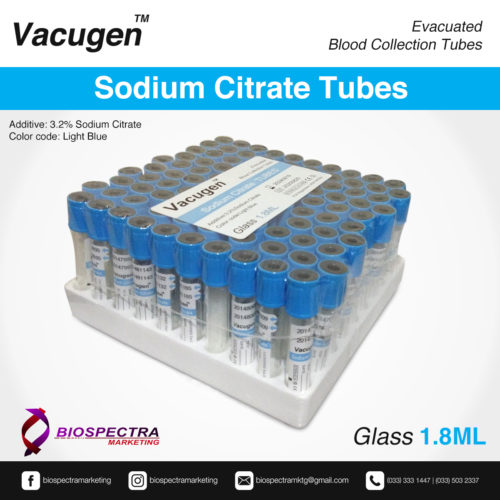 VACUGEN™ Sodium Citrate Tubes 1.8 ml