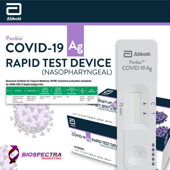 PANBIO™ COVID-19 Ag Rapid Test Device (Nasopharyngeal)