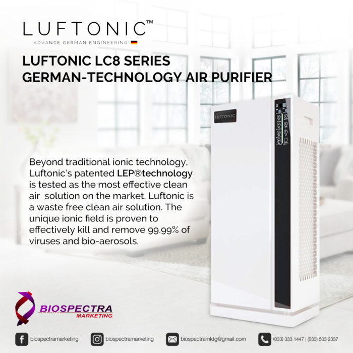 LUFTONIC LC8 Series German-Technology Air Purifier