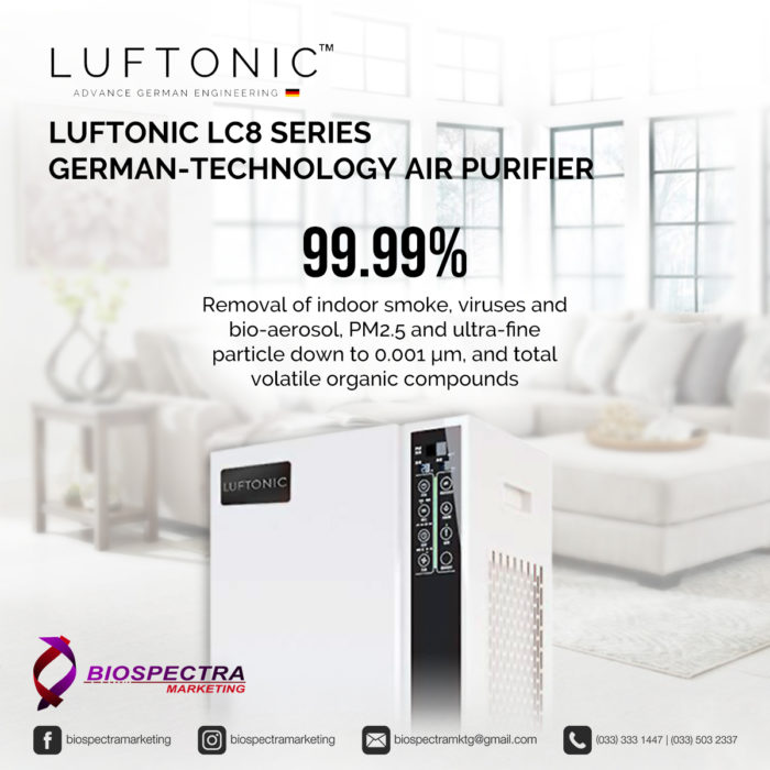 LUFTONIC LC8 Series German-Technology Air Purifier - Image 2