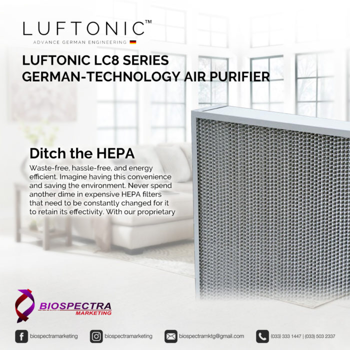LUFTONIC LC8 Series German-Technology Air Purifier - Image 8