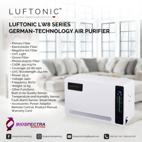 LUFTONIC LW8 German-Technology Air Purifier