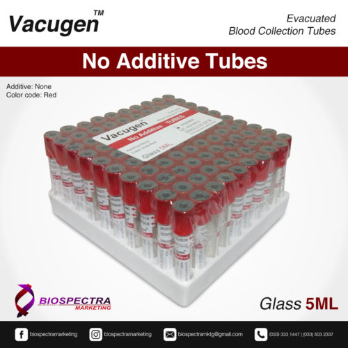 VACUGEN™ No Additive Tubes 5 ml