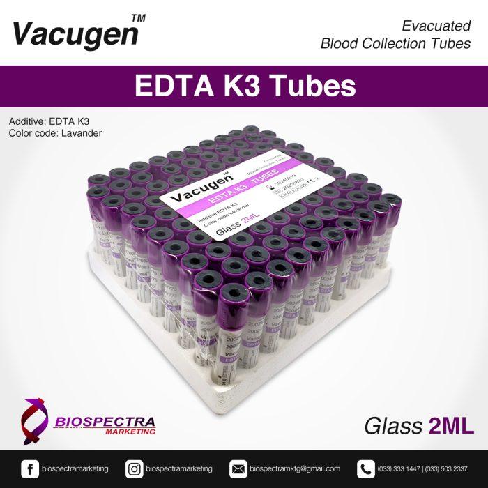 VACUGEN™ EDTA K3 Tubes 2 ml