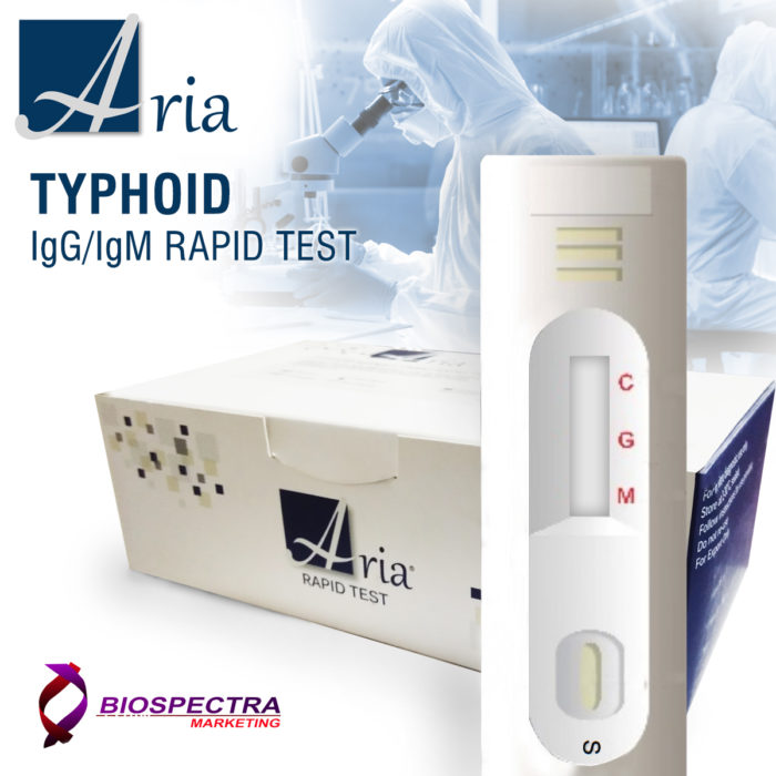 ARIA Typhoid IgG-IgM Rapid Test Kit