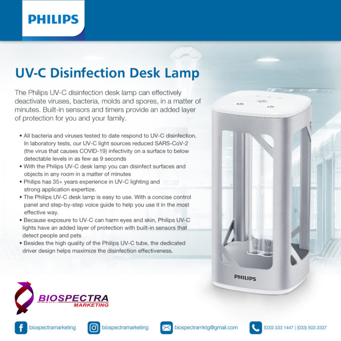 PHILIPS UV-C Disinfection Desk Lamp