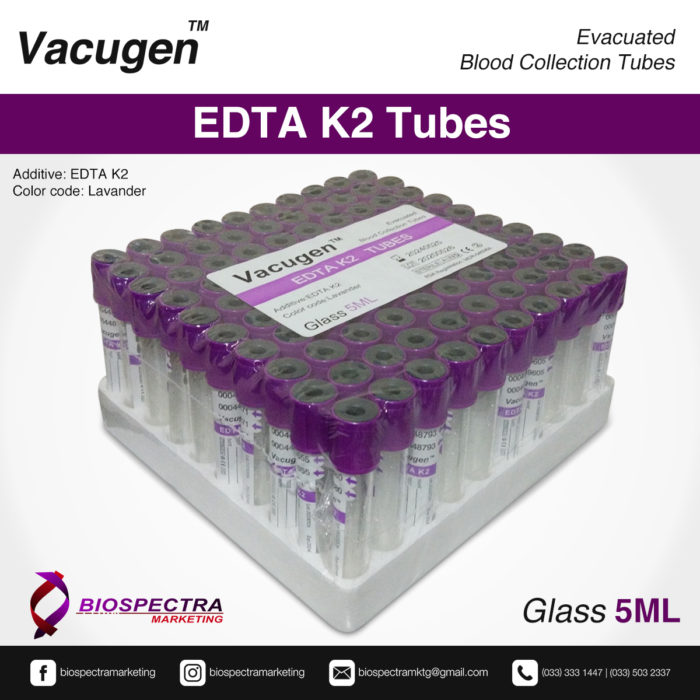 VACUGEN™ EDTA K2 Tubes 5 ml