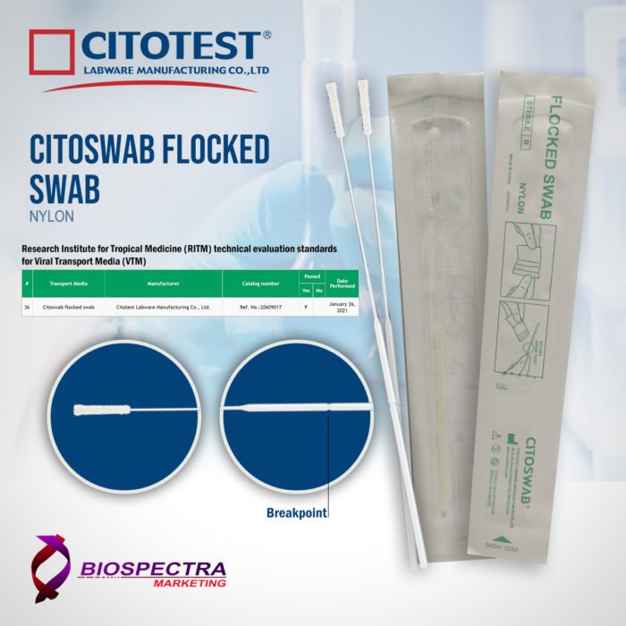 CITOSWAB Flocked Swab