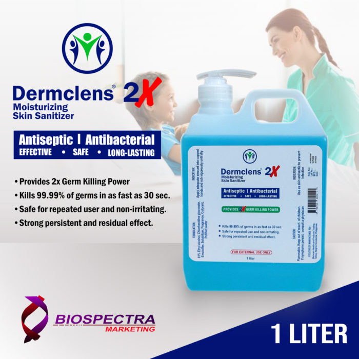 DERMCLENS Skin Sanitizer 1 Liter