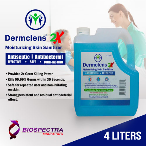 DERMCLENS Skin Sanitizer 4 Liters