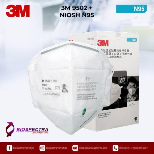 3M™ Particulate Respirator 9502+N95