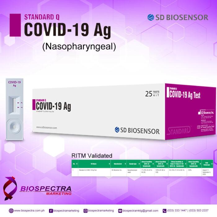SD Biosensor Standard Q Antigen (Nasopharyngeal)