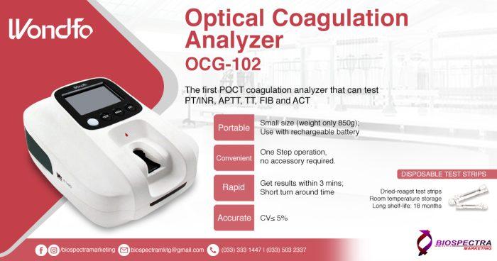 WONDFO Optical Coagulation Analyzer OCG-102 - Image 3