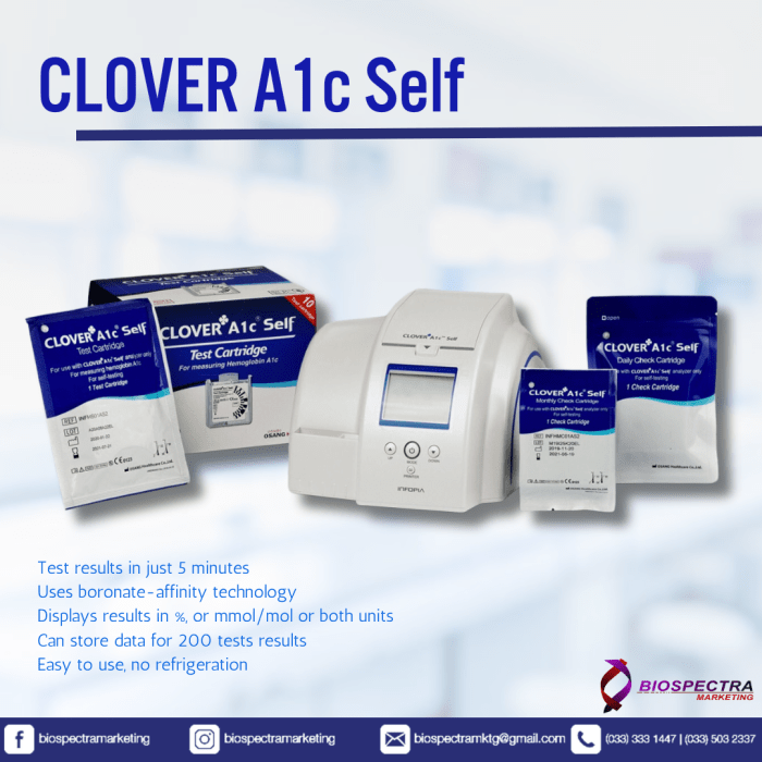 Clover A1c Self HbA1c Analyzer