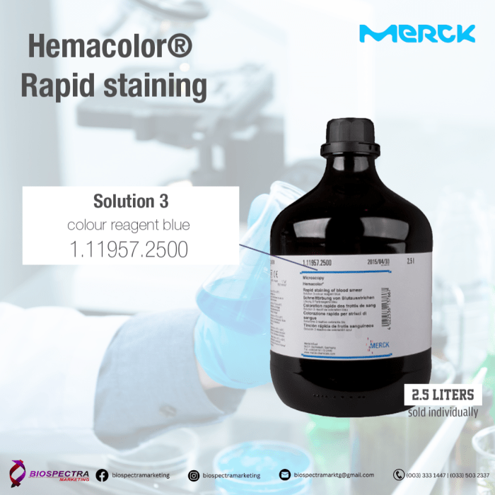 Hemacolor® Rapid staining - Solution 3