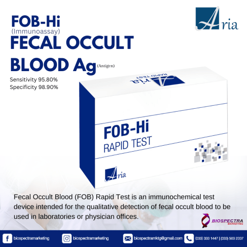 Aria Fecal Occult Blood Rapid Test