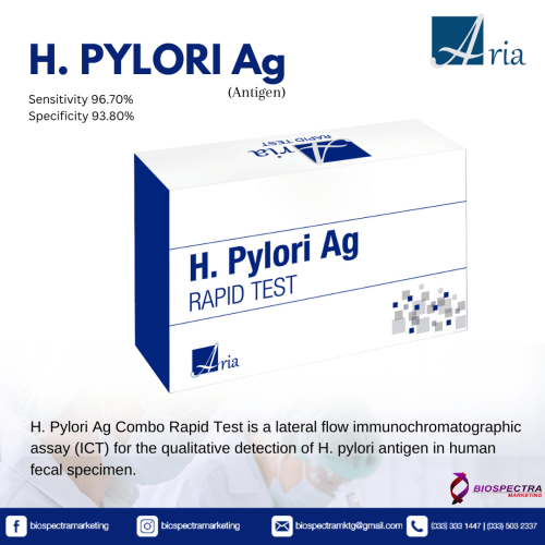 Aria H. Pylori Ag Combo Rapid Test
